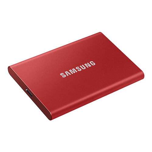 Samsung SSD T7 2TB USB-C metallic rot