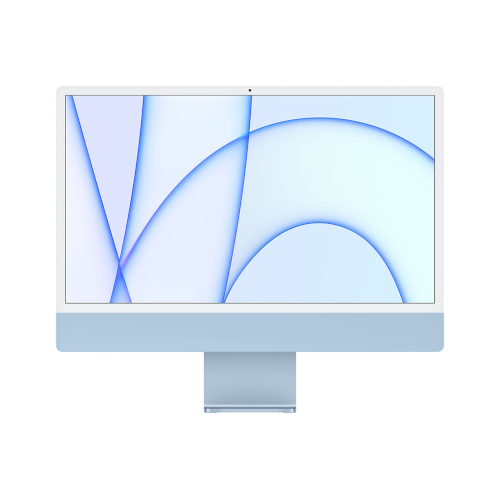 Apple iMac 2021 24"/M1-8-7/256/8/LAN/TID/Num/blau