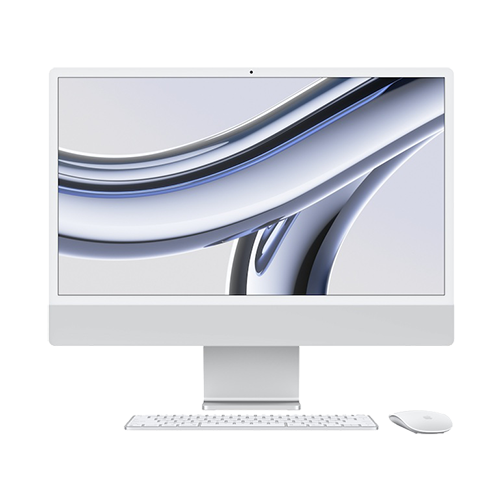 Apple iMac 2023 24"/M3-8-8/256/8/silber