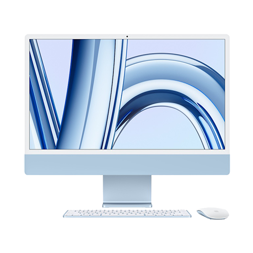 Apple iMac 2023 24"/M3-8-10/512/8/TID/blau